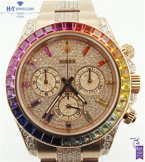 rolex diamond rainbow